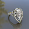 Pear Diamond Engagement Ring 4.86ct - 02US46